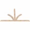 Ekena Millwork Richland Smooth Timber Gable Bracket, Douglas Fir, 72"W x 45"H x 1 1/2"D x 3 1/2"F, 15/12 Pitch GBW072X45X0204RIC00SDF - alternate 5